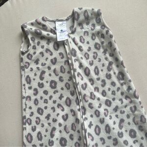 Halo Fleece Leopard Print Baby Sleep Sack 6-12 Months